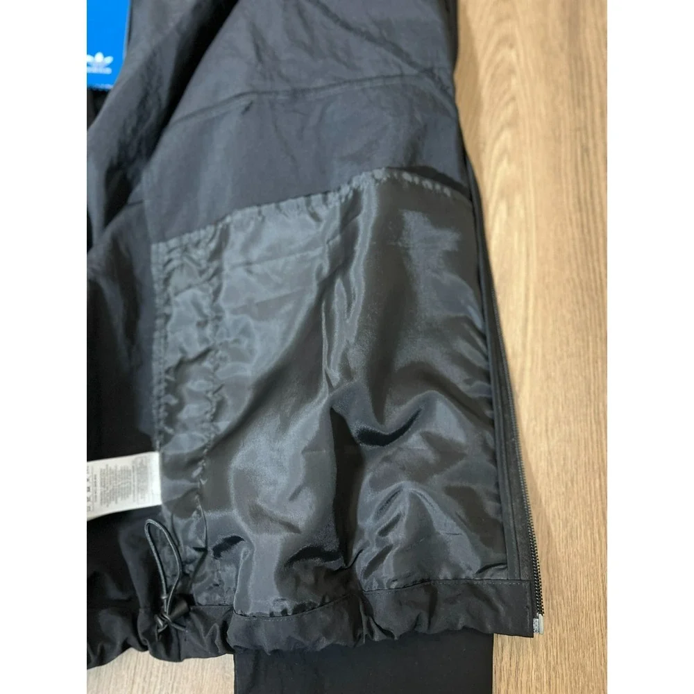 NWT Adidas NMD Track Jacket XL Black Full Zip 3 Stripe Streetwear‎